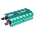 thumbnail image 2 of Inversor de corriente para coche de onda sinusoidal pura de 300 W, adaptador de CA de 12 V a 110 V con puertos USB de 2 A | Diseño compacto de aleación de aluminio | Incluye pinzas de batería |, 2 of 5