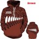 thumbnail image 3 of Sudadera con capucha de manga larga con estampado 3D para hombre, suéter con estampado maorí, sudadera holgada de gran tamaño, ropa de calle de primavera y otoño, 3 of 5