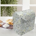 thumbnail image 3 of Foliage Stand Mixer Cover, Multicolored Abstract Leaves Patterns Leafy Design, Kitchen Appliance Organizer Bag Cover with Pockets, 5 Quarts, Pale Blue Pale Taupe, by Ambesonne, 3 of 4