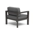 thumbnail image 3 of Homestyles Grayton Aluminum Outdoor Aluminum Lounge Chair in Gray, 3 of 25