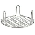 thumbnail image 1 of Bgsha Stainless Steel Round Grid Net Barbecue Net Baking Tray BBQ Grid With Leg, 1 of 9