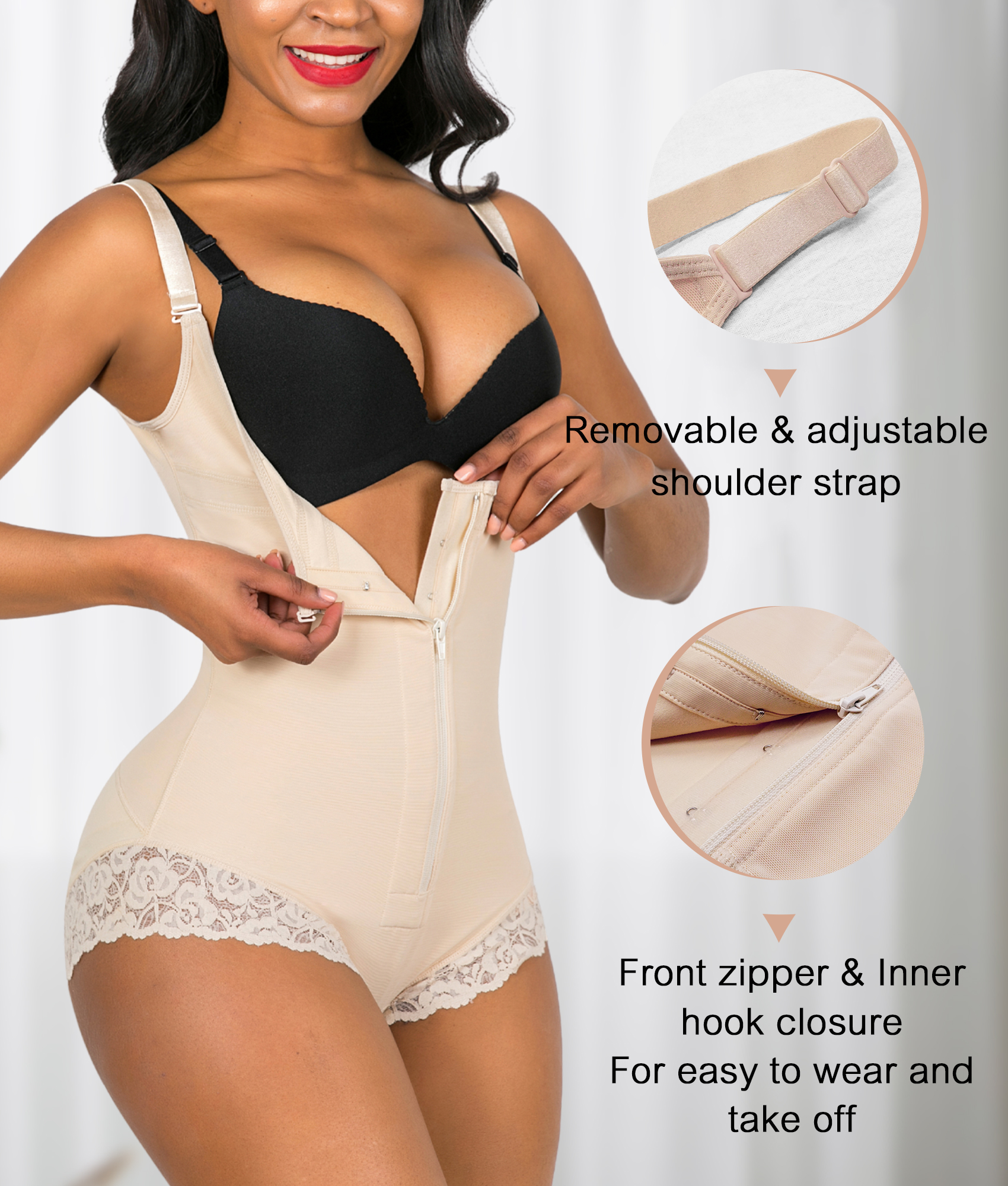 Colombian Fajas Waist Trainer Shapewear - Underbust Corset Belt For Women - S To 3XL