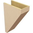 thumbnail image 5 of 8"W x 16"D x 24"H Classic Concord Rough Cedar Woodgrain TimberThane Corbel, Primed Tan, 5 of 6