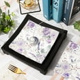 thumbnail image 2 of 100Pcs Floral Guest Napkins Watercolor Purple Flower Butterfly Disposable Napkins Decorative Hand Towel Paper Napkins for Bathroom Spring Wedding Birthday Party Supplies Table Decor, 2 of 14