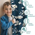 thumbnail image 3 of Blackout Kids Curtains,Pioneer Flower Floral Print Pattern Childrens Insulated Curtains Set Of 2,Bedroom Essentials,Toddler Room Decor 42"x54", 3 of 5
