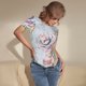 thumbnail image 3 of Fotbe Vintage Rose Body de Mujer con Cuello Redondo y Mangas Cortas, Sin Mangas Ajustado, Suave, Cómodo y Básico-Small, 3 of 7