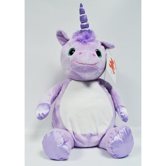EB Embroider Violette Unicorn 16 Inch Embroidery Stuffed Animal