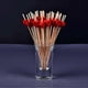 thumbnail image 3 of Palillos de cóctel (100 unidades), palillos de madera, artículos para fiestas, bocadillos, frutas, sándwiches, corazones rojos, 3 of 4