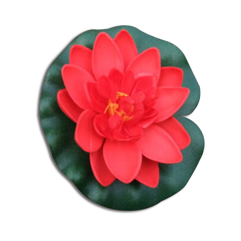 SJENERT 1 PCS Artificial Floating Foam Lotus Flowers, Artificial Water