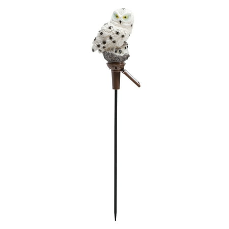 OUNONA 1pc Creative Owl Design Landscape Light Outdoor Yard Solar Light Garden Stake Light