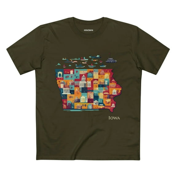 US State Shirts, Iowa Shirt