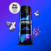 (3 pack) AXE Fine Fragrance Collection Premium Deodorant Body Spray For Men With 72H Odor Protection And Freshness Blue Lavender Infused With Lavender, Mint, And Amber Essential Oils ,4 oz