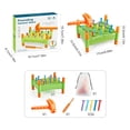 thumbnail image 3 of Hammer for Realistic Pounding Game with Multicolor Pegboard Fine Motor Skill Development Hand-Eye Coordination Early Learning Activity, 3 of 9