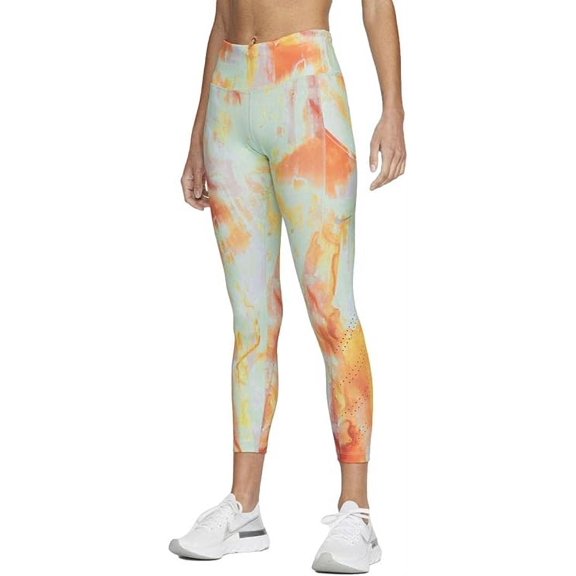 NWT Nike Dri-Fit DM7716-379 Epic Luxe Mid-Rise 7/8 Running Leggings Womens Small