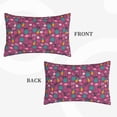 thumbnail image 4 of Naloa Summer Flamingo Pillowcase, Throw Pillowcase, Wrinkle-Free, Stain-Resistant with Hidden Zipper for Bedroom Sofa - 20"x30", 4 of 9
