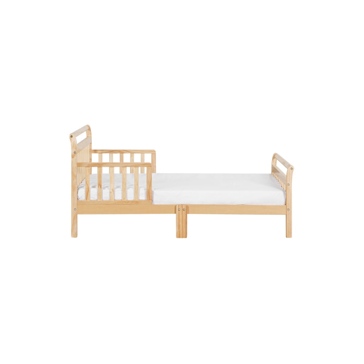 AFG Anna Classic Sleigh Wood Toddler Bed, Natural