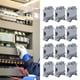 thumbnail image 3 of Terminales De Montaje En Carril DIN, Bloque De Terminales Tipo Tornillo Retardante De Llama Resistente A Impactos 76A 800V UK-10N Aislado Para Conexión Eléctrica, 3 of 7