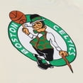 thumbnail image 3 of Men's Mitchell & Ness Cream Boston Celtics Hardwood Classics Chainstitch Premium Fleece Hoodie, 3 of 6