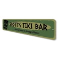 thumbnail image 4 of Every Hour is Happy Hour Tiki Novelty Decor, Metal Wall Sign - 4x18 Inches, 4 of 4