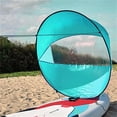 thumbnail image 4 of Soidarity Kayak plegable, de viento, bote de remos, canoa de pesca, velero, dosel de seguridad, equipo Universal de windsurf, deportes acuáticos Deportes acuáticos Azul claro Soidarity OD019699-02B, 4 of 6