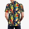 thumbnail image 2 of Polo Shirts for Men, Colorful Macaw Parrot Plant Cuteness Casual Mens Polo Shirts Short Sleeve Button Down Classic Mens Golf Polo Shirts, 2 of 7