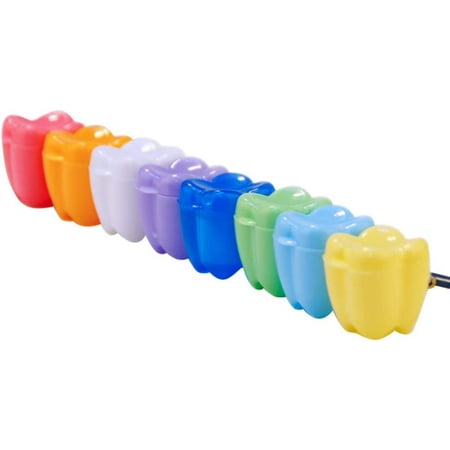 100-Piece Tooth Saver Necklaces – Little Storage Boxes For Lost Teeth, Tooth Fairy Gifts, Classroom Party Favors
