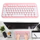 thumbnail image 2 of YFRUITFUL Y60 2.4G Teclado inalámbrico Punk 75 teclas Teclado ergonómico Accesorio de computadora (Rosa), 2 of 14