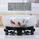 thumbnail image 1 of Xihbxyly Macetero Hidropónico de Cerámica China con Soporte, Diseño Elegante para Uso En Interiores y Exteriores, Base Resistente para Bonsáis, Decoración de Jardín y Oficina, 25 X 25 Cm., 1 of 1