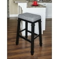 thumbnail image 2 of Linon Kyley Tweed Bar Stool, 31 inch Seat Height, Multiple Colors, 2 of 7