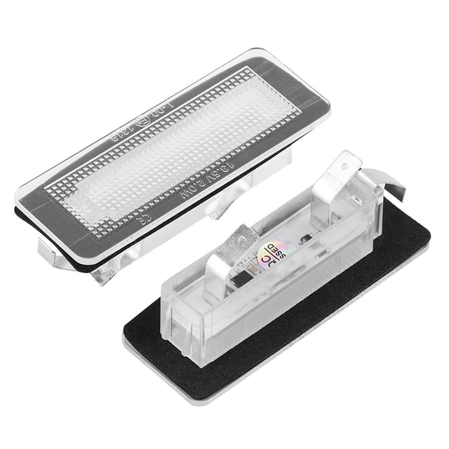 Lámpara de luz LED para matrícula de coche, 2 uds., compatible con Benz Smart Fortwo W450 W451 W453