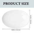 thumbnail image 4 of Ceramic Serving Dish Decorative Fruit Plate Dessert Display Plate Holder for Kitchen Centerpiece, 4 of 8