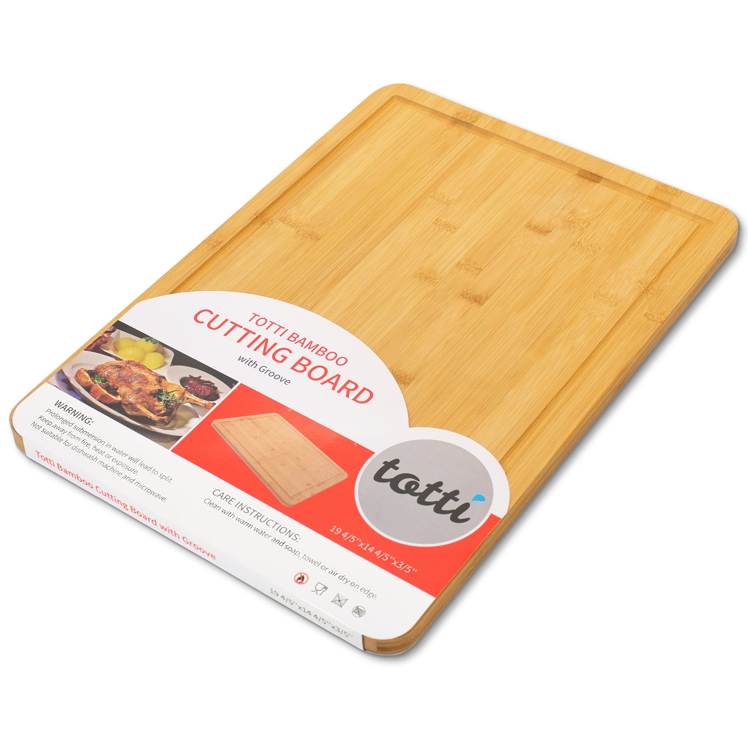 VaeFae 24 x 16 Inch XXX-Large Bamboo Cutting Board with Cutout Handle and  Juice Groove, Heavy Kitchen Chopping Board for Meat and Vegetables