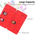 thumbnail image 3 of Game Card Case for Switch/SD Cards, Storage 24 Switch Game Cards Portable Holder Pretty Cute Hard Shell with Magnetic Closure, 3 of 7