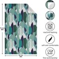 thumbnail image 2 of Coolnut Kitchen Dish & Tea Towel Green Leaves Reusable Cloths for Cooking and Drying Dishes for Home Kitchen Cleaning, 28x18in-1PC, 2 of 6