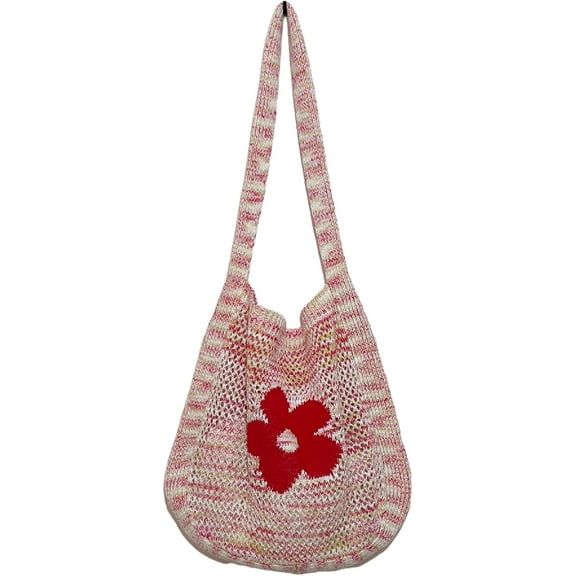 Kukuzhu Tote Bag Aesthetic Tote Bag Crochet Tote Bag Y2k Purse Cute Tote Bags Aesthetic
