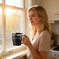 thumbnail image 5 of 400ml 304 Stainless Steel Insulated Coffee Mug with Lid & Handle – Double-Wall Travel Mug for Office, Camping & Daily Use, 5 of 6