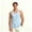 Light Blue, variant on ClodeEU Men's Crewneck Ribbed Knit Sleeveless Tank Top ,Big and Tall Brown,Size L-4XL