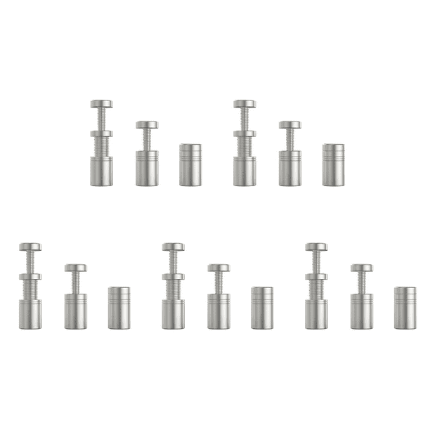 WDOplteas 5PCS TEUCR Conector soporte tarjeta gráfica magnética para ATX M-ATX ITX VC-16 Mini Silver WDOplteas