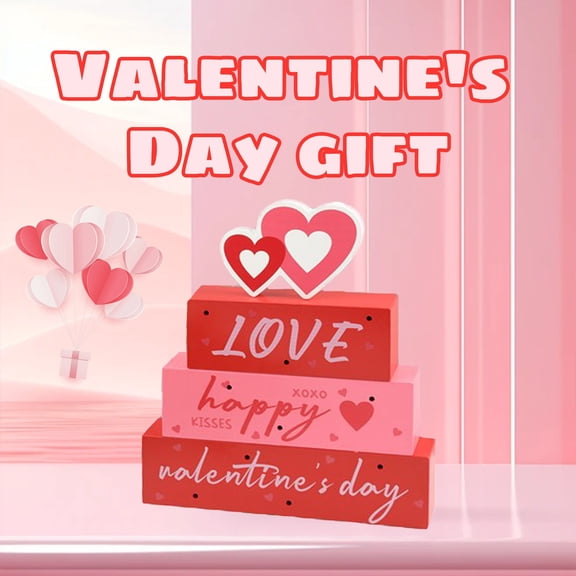 Valentine's Day Love Decoration, Valentine's Day Steps Glowable Wooden, Ignite Love Wedding Party Home Decorations, Couples Gifts
