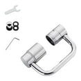 thumbnail image 2 of DAMAI U Shaped Faucet Extender, Universal Sink Faucet 1080° Rotatable Faucet Aerator Extension, Universal Sink Faucet 1080°/1440° Rotatable Faucet Aerator Extension(1 Set), 2 of 9