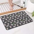 thumbnail image 4 of Gray Cow Grass Pattern Bathroom Rugs Mat,Non Slip Microfiber Bathroom Rug,Rubber Backing,Soft Bathroom Mats for Bathroom Floor,Tub and Shower,17x27in(43x68cm), 4 of 5