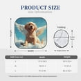 thumbnail image 3 of Saiise Mignon Chien Ange Ailé pour Voiture Pliable Pare-Soleil (Lot de 2) Offre Protection Solaire avec un Design Pliable Facile pour Pare-Brise Pratique-Petit, 3 of 6