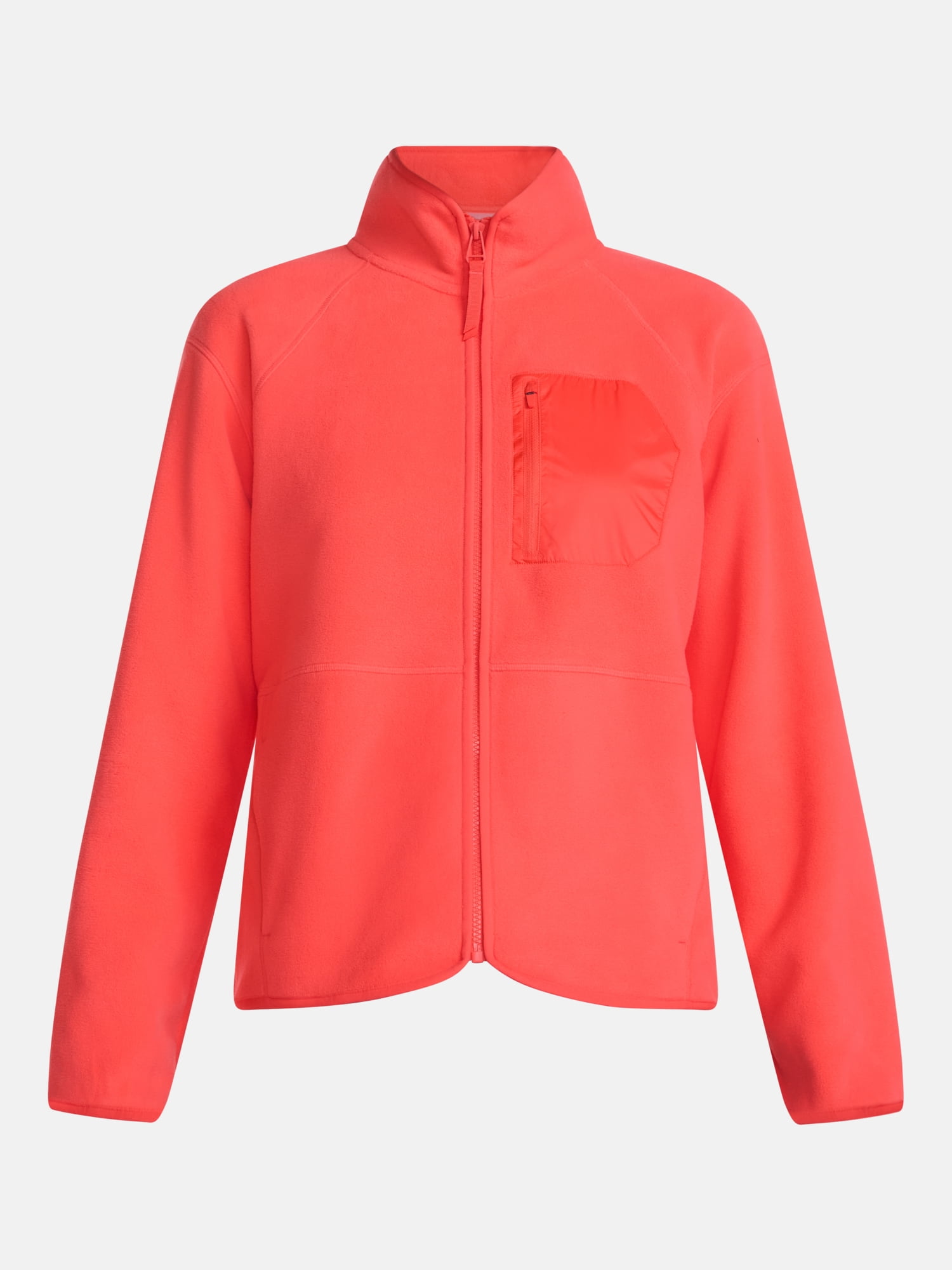 Ozark Trail Women's and Women's Plus Fleece Zip Up Jacket, Sizes XS-3X