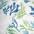 thumbnail image 6 of Ocean Teal Valances for Windows Blue Green Coral Underwater Garden Coastal Rod Pocket Curtain Valance Window Treatment Short Curtains for Kitchen Living Room, 42"x18", 6 of 9
