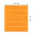 thumbnail image 2 of Uxcell Reflective Stickers, 15in3 Sets 4.5x1 Inch Adhesive Caution Warning Safety Tape Strips, Orange, 2 of 5