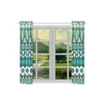 thumbnail image 3 of CADecor Tribal Ethnic Window Kitchen Curtain, Aztec Pattern Window Treatment Panel Curtains,26x39 inches,Set of 2, 3 of 3