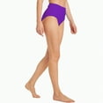thumbnail image 5 of Hessimy Women's Swim Bottom High Waist Retro Basic Full Coverage Bikini Tankini Swimsuit Briefs(Purple,L), 5 of 6