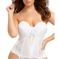 thumbnail image 1 of Va Bien Womens Lacy Strapless Bustier Style-523, 1 of 2