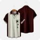 thumbnail image 2 of Hombres Casual Botones Sólidos Playa Con Bolsillo Turndown Camisa De Manga Corta Blusa Pompotops oipoqjl45521, 2 of 4