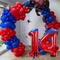 thumbnail image 3 of Globos de aluminio Laackys con diseño de araña, número 40 cm, para fiestas, 3 of 7